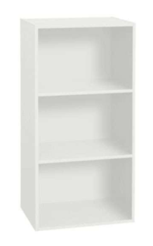 Bücherregal mit 3 Fächern Cubico weiß 6