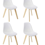 Wenko - Set aus 4 skandinavischen Stühlen 10