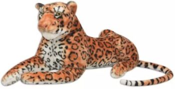 Leopard aus Plüsch braun Riesen - vidaXL 19
