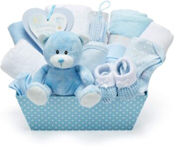 Baby Box Shop - Blaues Geburtsset 36