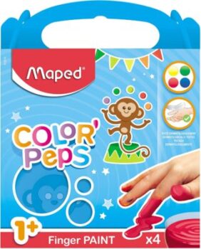 MAPED - Color'Peps 4 Dosen Fingerfarbe für Babys 6