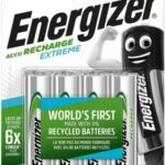 Energizer Wiederaufladbare AA-Batterien, Accu Recharge Extreme 12