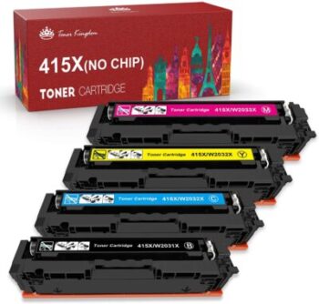 Toner Kingdom - 4er Pack Toner für HP Color Laserjet Pro 3