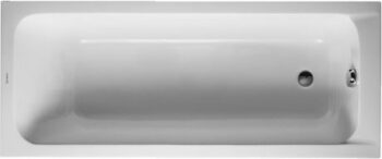 Duravit D-code Badewanne 1600 x 700 mm - mit Füßen - Acryl Weiß 6