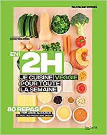 Kochrezeptbuch "In 2 Stunden koche ich veggie für die ganze Woche". 24