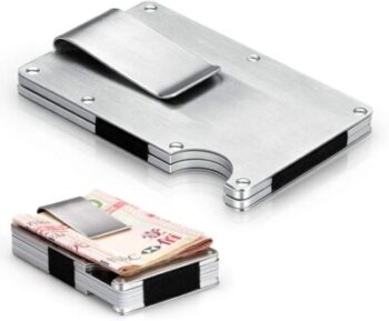 QMMD - Minimalistische Aluminium-Wallet für Männer 12