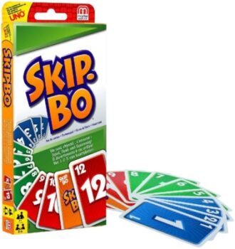Mattel Games Skip-Bo Brett- und Kartenspiel, 52370 6