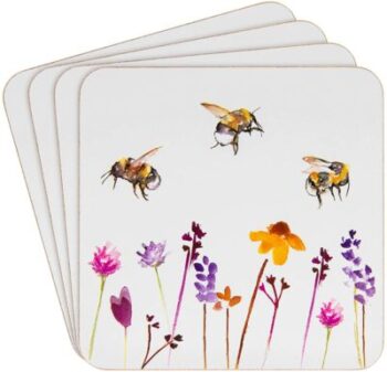 Set von 4 Untersetzern Shudehill Giftware Busy Bees Collection 26