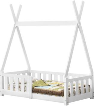 En Casa - Tipi-Bett für Kinder mit Bettkasten und Sicherheitsgittern 8
