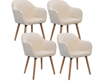 Woltu BH258 Serie - 4er Set skandinavische Stühle 7