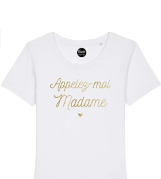 Baumwoll-T-Shirt "Nennen Sie mich Frau" 25