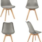 Vadim GX208 - Set aus 4 skandinavischen Stühlen 12