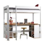 Akiten Retail Mezzanine-Bett mit Schreibtisch Clea 11