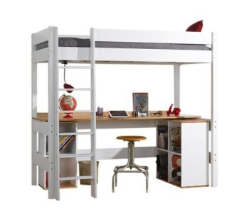 Akiten Retail Mezzanine-Bett mit Schreibtisch Clea 7