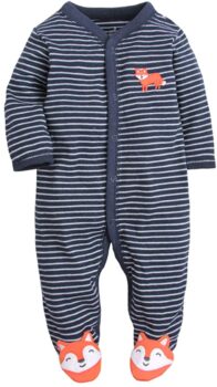 Pyjama-Overall Bärchen aus Baumwolle für Babys Amissz 2