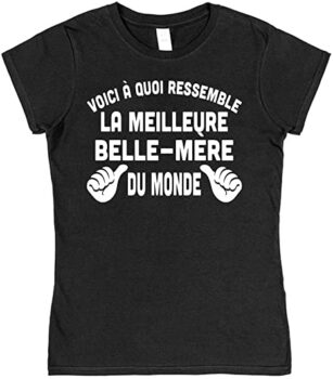 T-Shirt aus Baumwolle "Die beste Schwiegermutter der Welt". 4