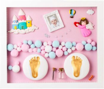 Hand-/Fußabdruck-Set für Babys und Abdruck-Fotorahmen 19