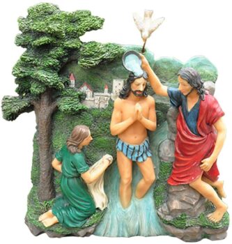 Skulpturendekoration der Taufe Jesu 31