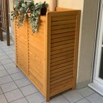 Klimakoffer Klimaanlagenabdeckung aus Holz Buntspecht 10