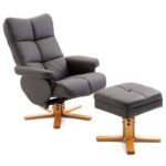 Homcom Relax-Sessel mit Neigungsverstellung braun 9