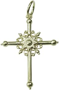 Souvenirs aus Deutschland - Großkreuz von Bourg-Saint-Maurice aus Silber 28