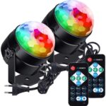 Lunsy - 2er-Set RGB-LED-Stroboskopkugeln 12