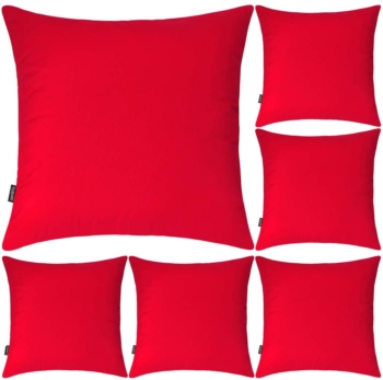 Coddsmz - 6 dekorative quadratische Kissenbezüge 45 x 45 cm 9