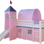 Homestyle4u 1496 - Loftbett für Kinder mit Rutsche 12