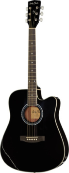Harley Benton D-120CE BK - Akustikgitarre 6