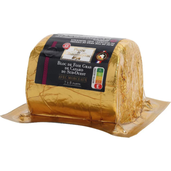 PIERRE DE CHAUMEYRAC - Foie Gras Block von der Ente mit Stücken (300 g) 4