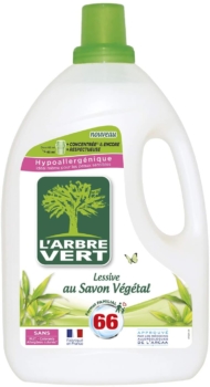 Flüssiges Waschmittel mit Pflanzenseife L'ARBRE VERT 1