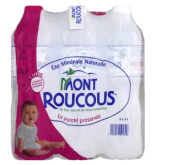Mineralwasser in Flaschen MONT ROUCOUS 8