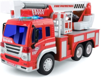 GizmoVine - Feuerwehrauto aus Kunststoff 16