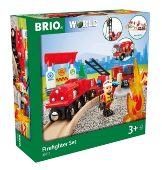 Brio World - Feuerwehr-Action-Rennbahn 33815 18