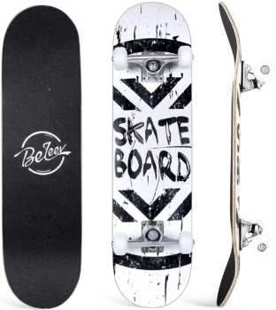 BELEEV - Skateboard 31x8 für Anfänger, Kinder, Jugendliche 41