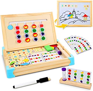 Jojoin Holzspielzeug Puzzle von Montessori 4