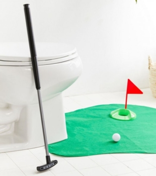 Mini-golf pour toilettes
