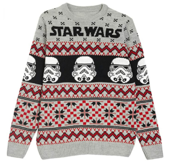 Pull Noël en maille pour homme Star Wars Stormtroopers