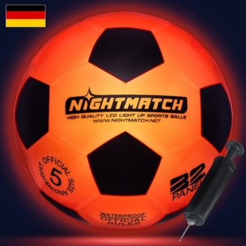 Nightmatch Leuchtender LED-Fußball 38