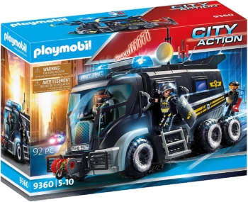 Playmobil Elite-Polizei-Lastwagen mit Sirene und Rundumleuchte 14
