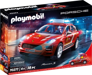 Playmobil Porsche Macan S und Feuerwehrmann 11