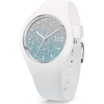 Ice-Watch - ICE lo White blue - Weiße Damenuhr mit Silikonarmband - 013425 (Small) 37