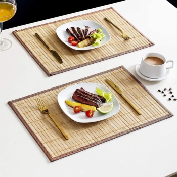 Lovecasa - Tischsets aus Bambus 6 Stk. 25