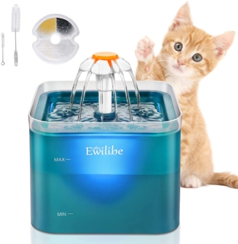 Wasserspender für Katzen Ewilibe 10